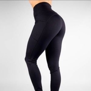 Buffbunny black leggings with pockets small